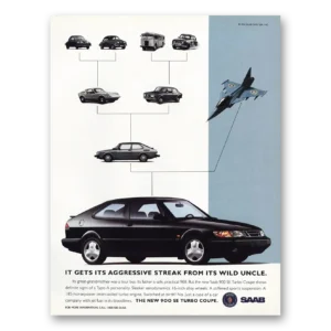1994 Saab Print Ad | Wild Uncle