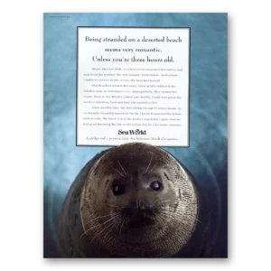 1994 Sea World Print Ad | Deserted Beach