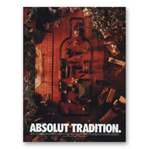 1995 Absolut Vodka Print Ad | Tradition