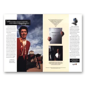 1995 Apple Computer Print Ad | Not About Putting Computer On Students Desk
