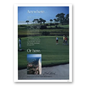 1995 Sea Island Georgia Print Ad | Cloisters Sea Island