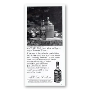 1995 Jack Daniels Print Ad | 129 Years Ago