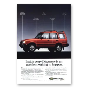 1995 Land Rover Print Ad | Inside Every Discovery