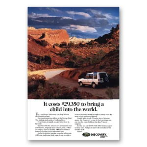 1995 Land Rover Print Ad | Bring Child Into World
