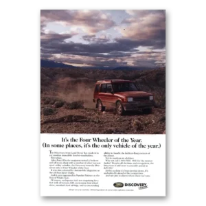 1995 Land Rover Print Ad | Four Wheeler Of The Year