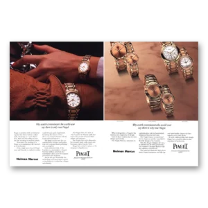 1995 Piaget Watches Print Ad | Watch Connoisseurs