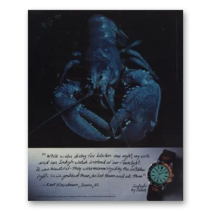 1995 Timex Watch Print Ad | Indiglo