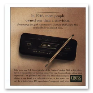 1996 Cross Print Ad | People Owned One