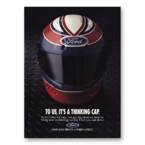 1996 Ford Motor Company Print Ad | Thinking Cap