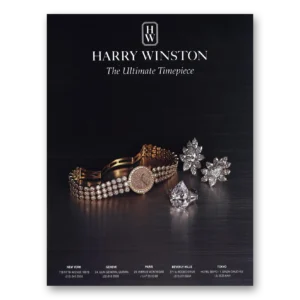 1995 Harry Winston Jewelry Print Ad | Ultimate Timepiece