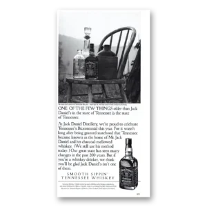 1996 Jack Daniels Print Ad | Few Things