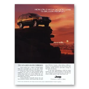 1996 Jeep Grand Cherokee Print Ad | You Lose