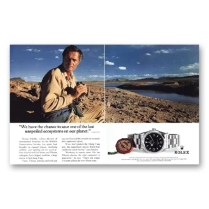 1996 Rolex Print Ad | George Schaller