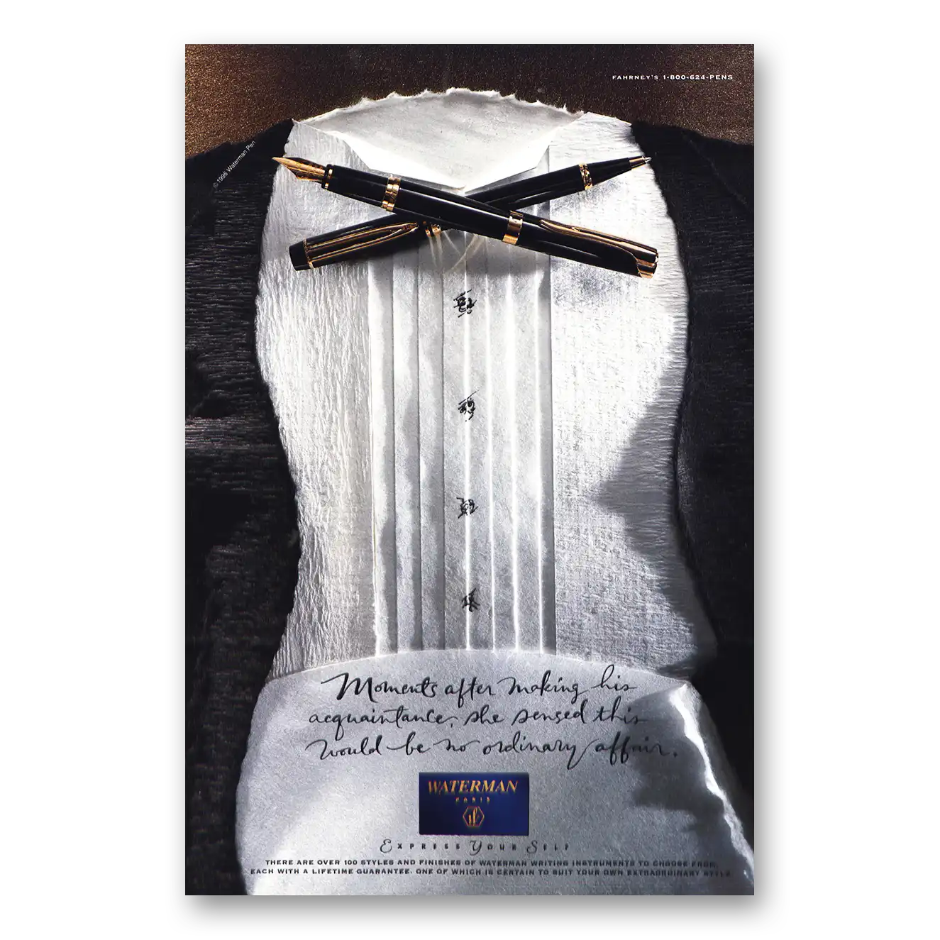 1996 Watermans Pen Print Ad | Moments After Making