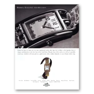 1997 Hermes Print Ad | Elegance Precision