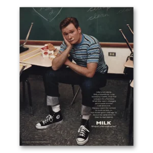 1997 Got Milk Print Ad | Conan Obrien