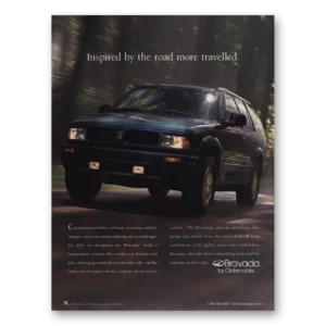 1997 Oldsmobile Bravada Print Ad | Road More Travelled