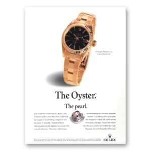 1997 Rolex Print Ad | Oyster Pearl