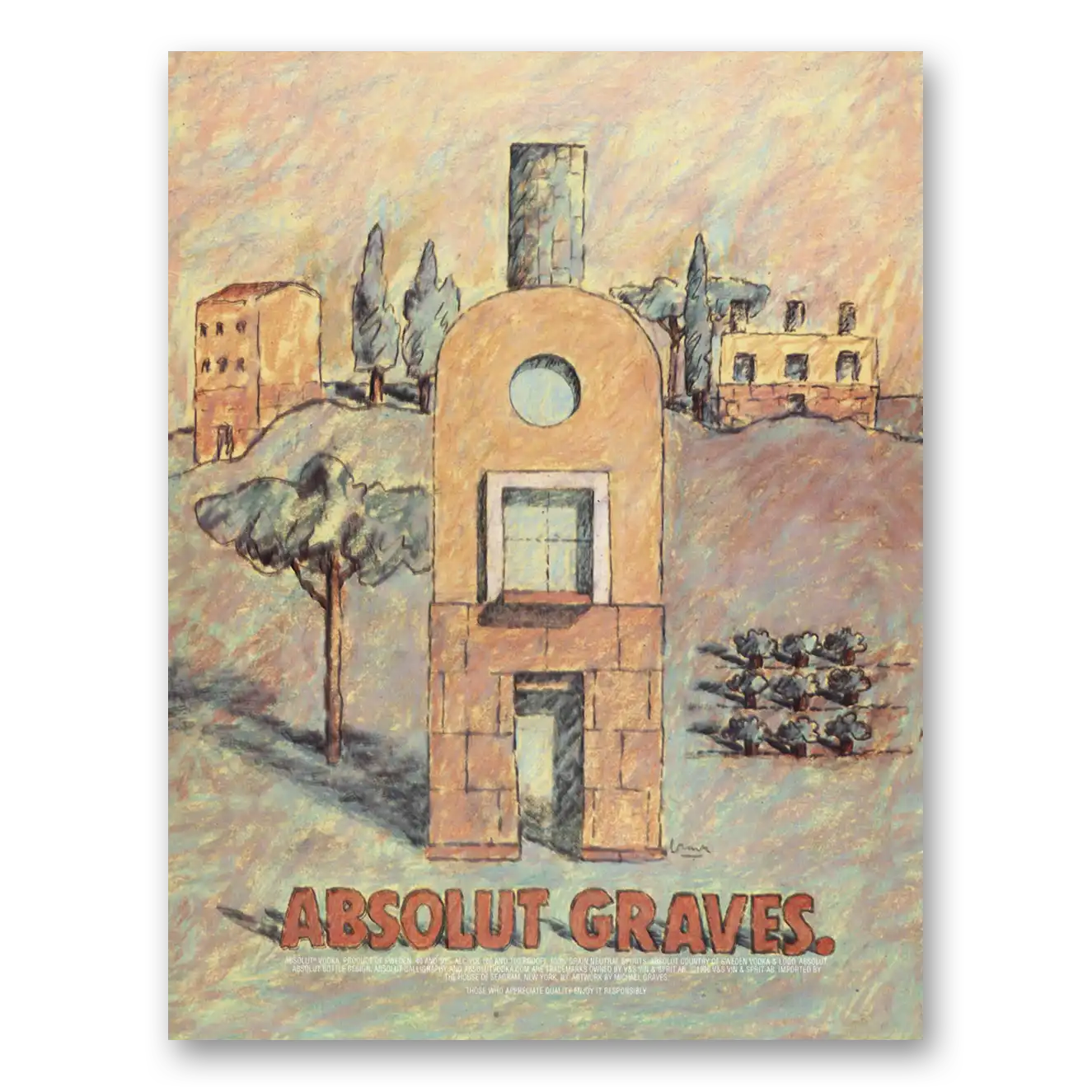 1998 Absolut Vodka Print Ad | Graves