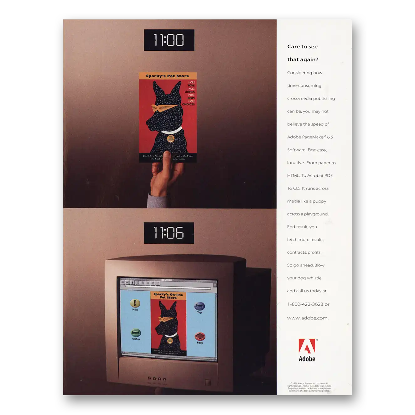 1998 Adobe Print Ad | See That Again