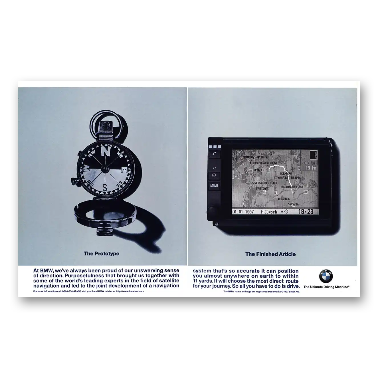 1998 BMW Technology Print Ad | Prototype