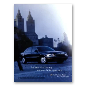 1998 Buick Park Avenue Print Ad | They Say
