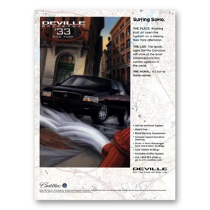 1998 Cadillac DeVille Print Ad | Surfing Soho