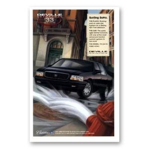 1998 Cadillac DeVille Print Ad | Surfing Soho