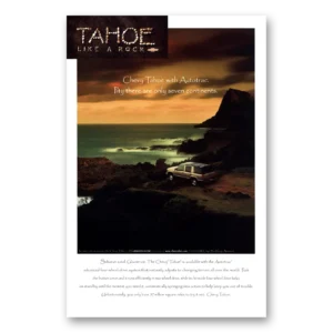 1998 Chevrolet Tahoe Print Ad | Seven Continents