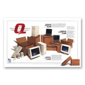 1998 Compaq Computer Print Ad | Prosignia Brochure