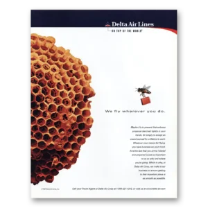 1998 Delta Air Lines Print Ad | Bee Hive