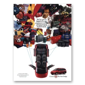 1998 Dodge Caravan Print Ad | Engineers