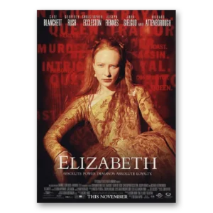 1999 Elizabeth Movie Promo Print Ad | Kate Blanchett