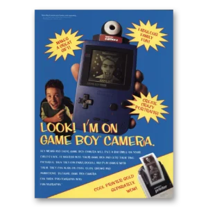 1998 Nintendo Print Ad | Game Boy Camera