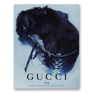 1998 Gucci Print Ad | Dog
