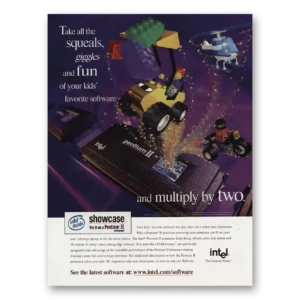 1998 Intel Print Ad | Squeals Giggles And Fun