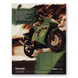 1998 Kawasaki Ninja Print Ad | Technology