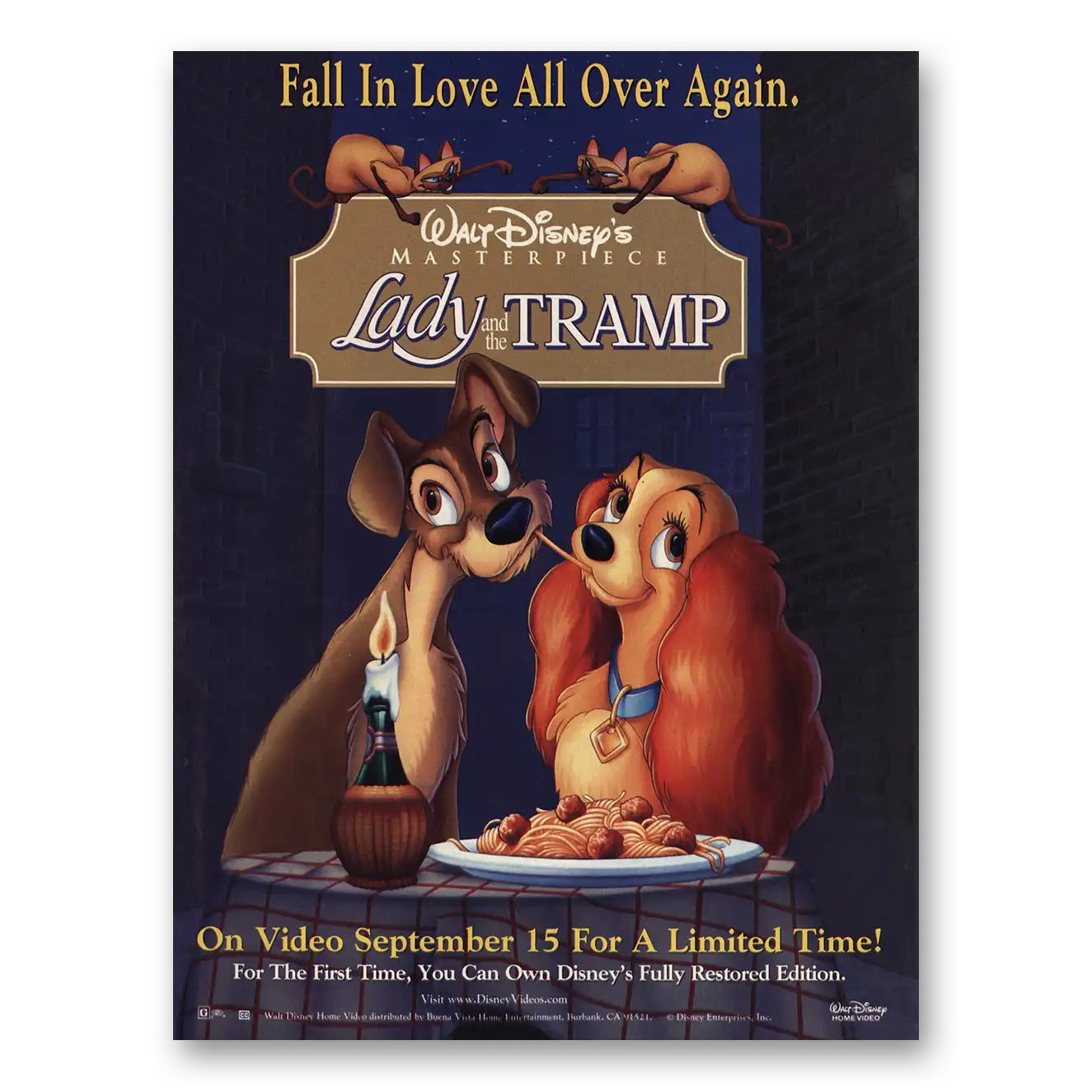 1998 Walt Disney Home Video Print Ad | Walt Disney
