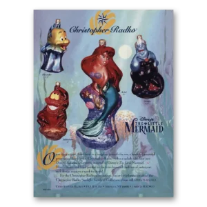 1998 Christopher Radko Print Ad | Little Mermaid