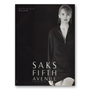 1998 Saks Fifth Avenue Print Ad | Marc Jacobs