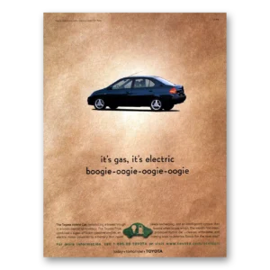 1998 Toyota Hybrid Print Ad | Boogie Oogie