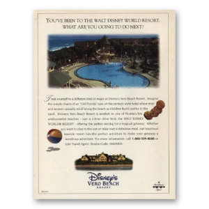 1998 Disneys Vero Beach Resort Print Ad | Walt Disney