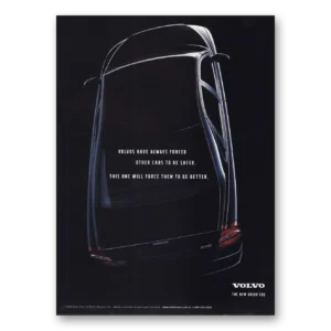 1998 Volvo Print Ad | Always Forced Other Cars
