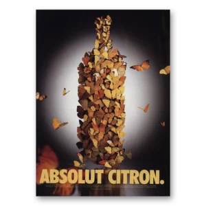 1999 Absolut Vodka Print Ad | Citron
