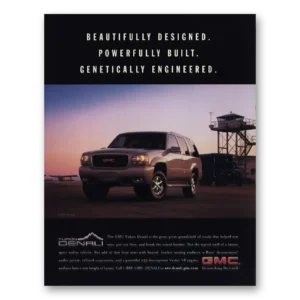1999 GMC Yukon Denali Print Ad | Beautifully Designed
