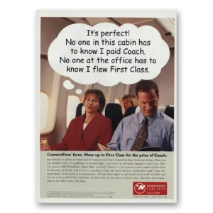 1999 Northwest Airlines Print Ad | This Cabin