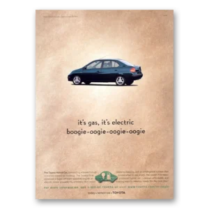 1999 Toyota Hybrid Print Ad | Boogie Oogie