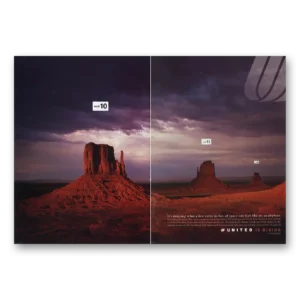 1999 United Airlines Print Ad | Row 10