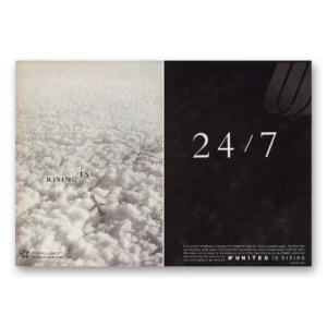 1999 United Airlines Print Ad | Rising Is 247
