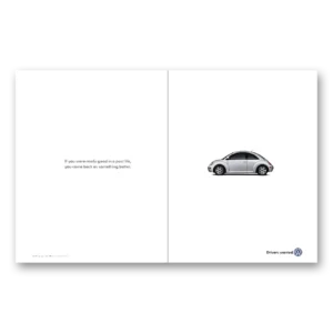 1999 Volkswagen Beetle Print Ad | Past Life